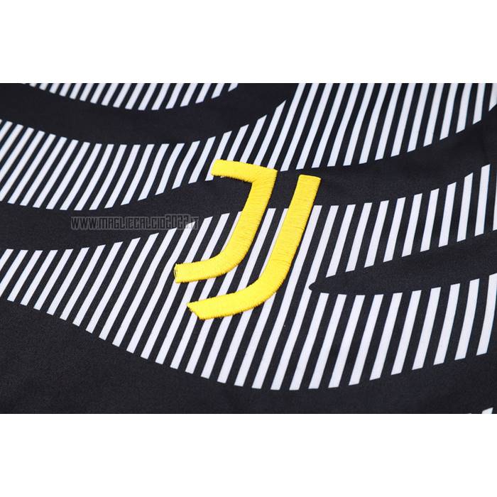 Tuta da Track del Juventus Manga Corta 2023 Nero - Pantalon Corto